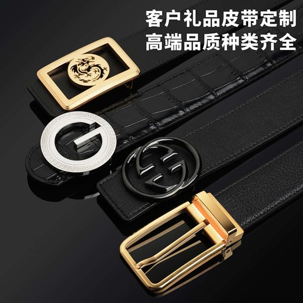 

men's leather belt high grade leather belt, Black;brown