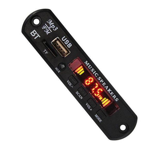 

bluetooth mp3 decoder board mp3 player car kit fm radio tf usb wma aux o receiver