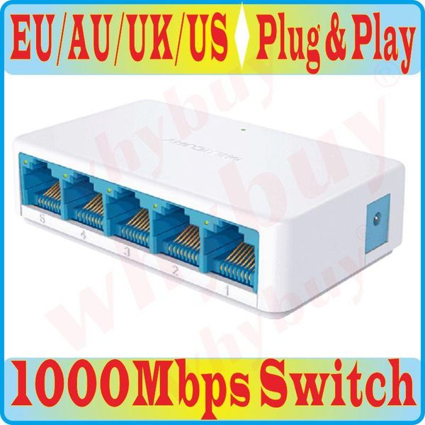 

network switches 5 ports high speed gigabit mini switch rj45 1000mbps fast ethernet switcher hub splitter sg105c smaller sg105m