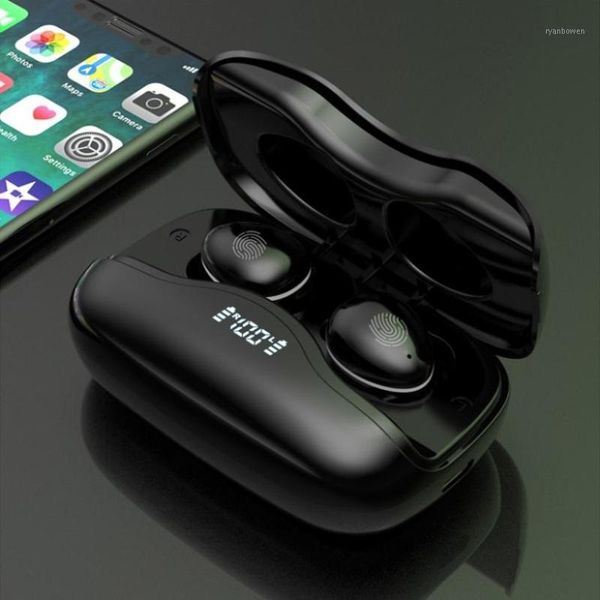 

tws bluetooth earphone wireless sports headphones hifi stereo mini earbud gaming headset with mic for oppo huawei1