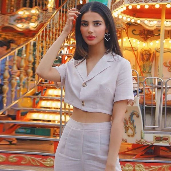 

women's 2020 summer v-neck button navel sleeve women's 2020 summer v-neck button short navel t-shirt short sleeve t-shirt 2b5yp 2b, White