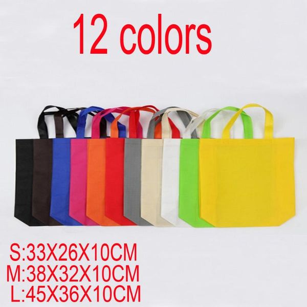 

2pcs non woven handbag environmental protection bag gift bag shopping