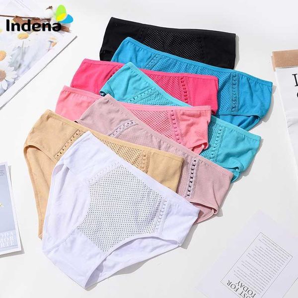 

women's panties women's cotton briefs solid comfort underwear skin-friendly shorts women big size1, Black;pink