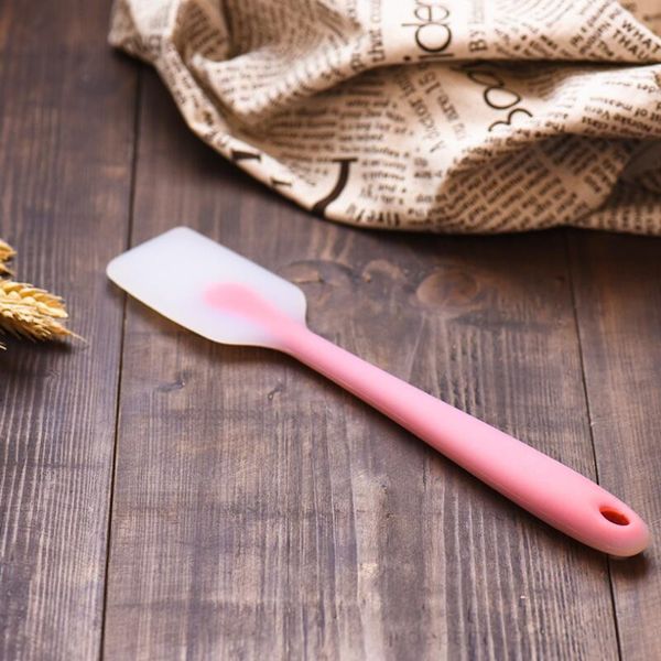 

a-sample order 5pcs large translucent pastry cake cream butter 27.5cm silicone spatula owd2706