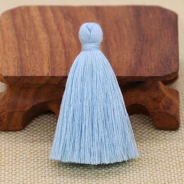 

50pcs 5cm polyester cotton tassel fringe pendant diy craft small tassel garments curtains decor earrings jewelry components h wmthir
