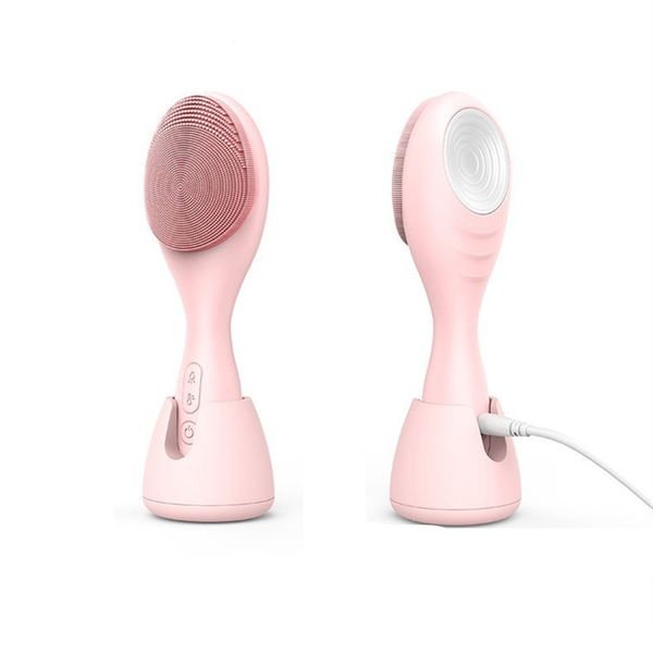 

lujo ipl acne facial cleanser brush usb rechargeable silicone waterproof pore cleaner washing brush face massager face cleansing brush
