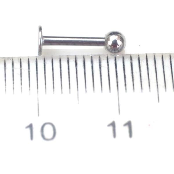 

10pcs stainless steel balls straight eyebrow nose lip barbell ear ring tongue cartilage body piercing jewelrybb11 q sqchnh, Silver