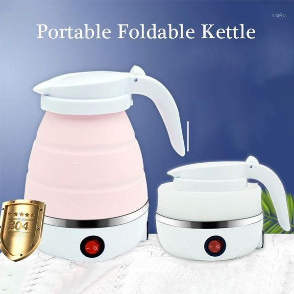 

electric kettles portable kettle travel water bottle folding high temperature resistant boiler kitchen appliances1