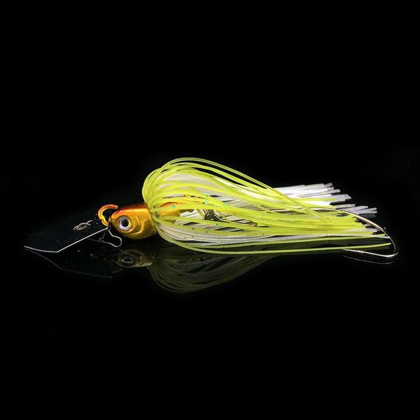 

1pcs buzz bait fishing lure lead head metal spoons spinner bait crank hook 10g 70mm spinner buss tackle accessories sqcxod pingtoy