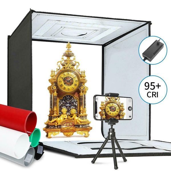 

20''x20'' portable led light box pgraphy soft box shooting tent p studio
