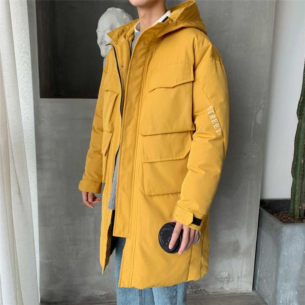 

tooling men's fashion brand ins loose bf winter down 2020 new trend korean cotton padded jacket, Black