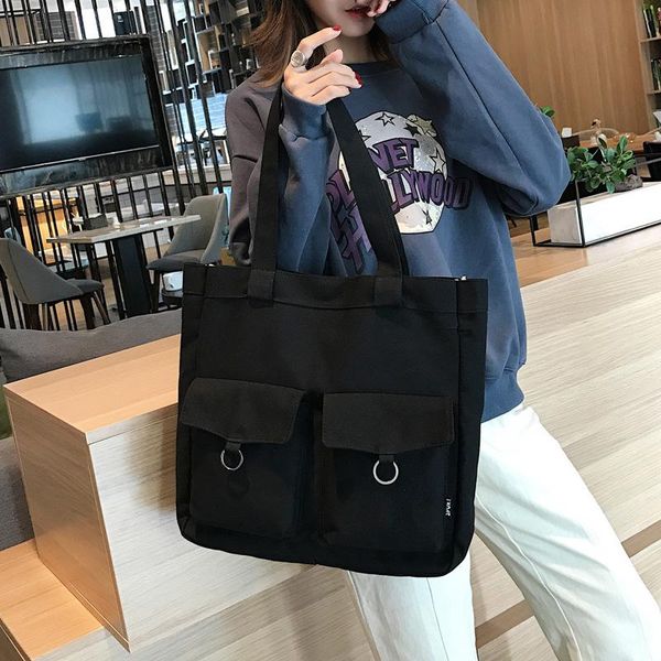 

purfay women simple canvas bag zipper flap bag ladies shoulder solid color messenger canvas handbag crossbody bags bolsos