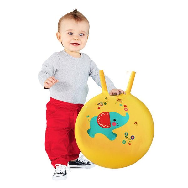 

thickened horn jumping ball play toys silicone baby kids inflatable bouncing ball interactive game race ball for baby pump wmtkea hwjh