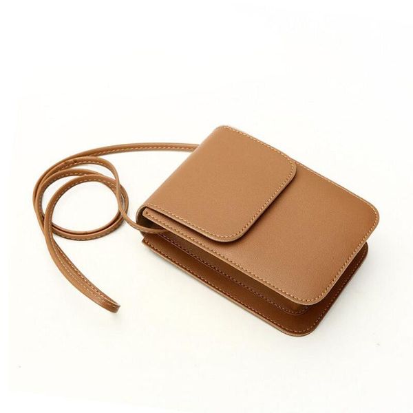 

women pu leather mobile phone bag square luxury shoulder bag new brand large capacity shopping travel messenger crossbody bags