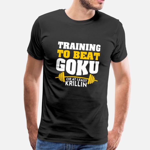 

goku - training to beat goku or atleast krillin t shirt anime tracksuit hoodie sweatshirt