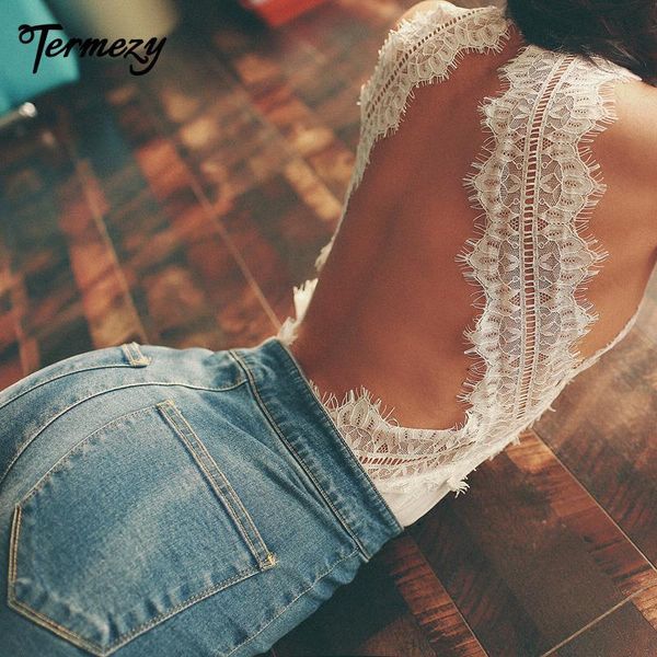 

lace transparent bodysuit women backless temptation deep v neck jumpsuit summer sleeveless hollow out body romper, Black;white