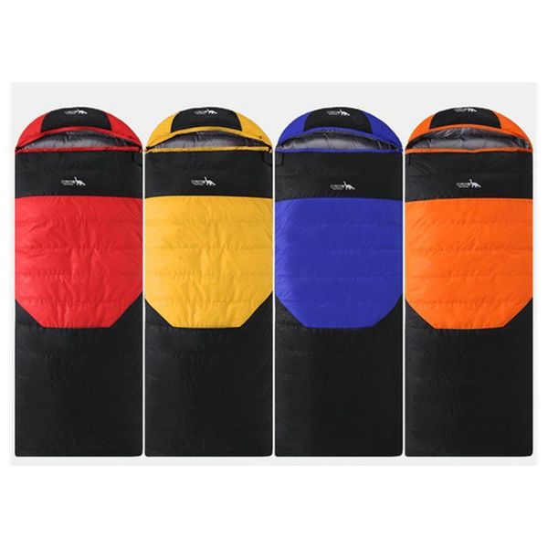 

sleeping bags envelope type bag spring autumn outdoor camping travel hiking waterproof duck down content 600g