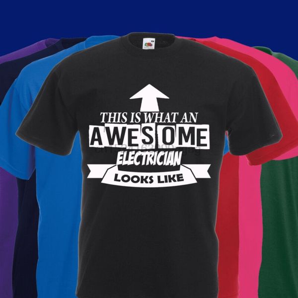 

this is what an awesome electrician looks like joke slogan t shirt many colours sport hooded sweatshirt hoodie
