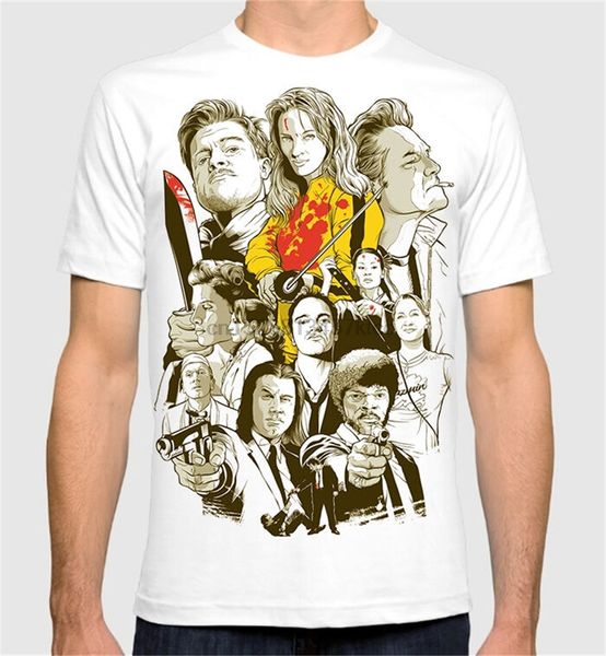 

тарантино все фильмы mens s art t-shirt криминальное чтиво убить билла tee 20th 30th 40th 50th день рождения tee shirt спорта толстовка с ка