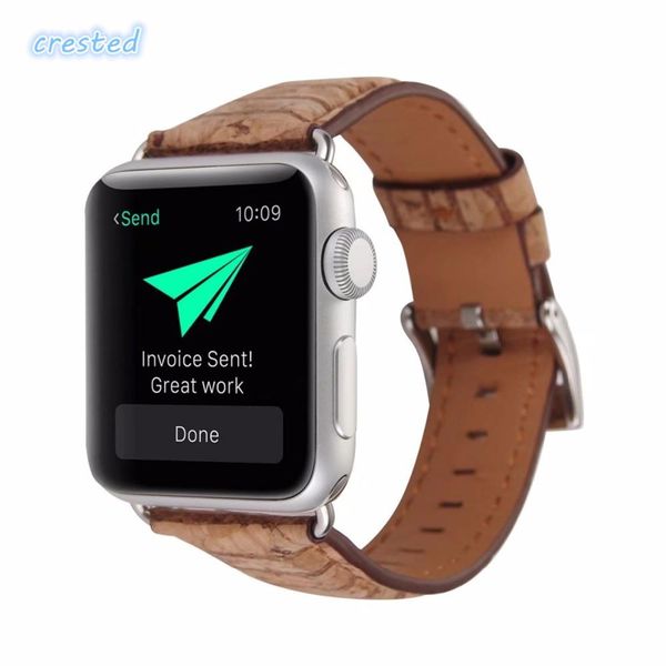 

натуральный кожаный ремешок для apple watch band 42 мм 38 мм аксессуары винтажный стиль браслет iwatch serie 3 4 5 se 6 полоса 44 мм sqcihx