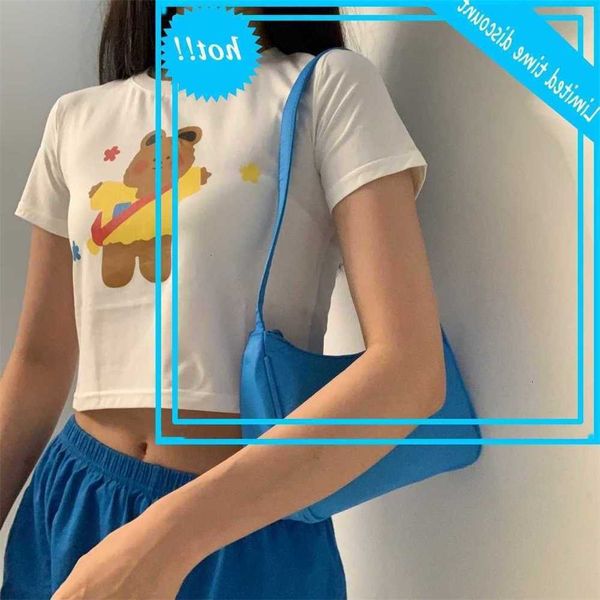 

simple nylon ladies small shoulder casual women underarm handbags fashion luxury design female armpit bag clutch purse bolsa 7fmn