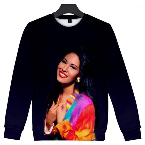

men clothes sweatshirts no cap harajuku streetwear black hoodies sweatshirt selena quintanilla 3d print cool 2020 popular 3d1
