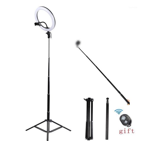 

ring light p with phone holder 3colors led usb plug with tripod for phone p1