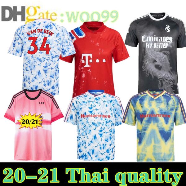 

2020 2021 real madrid manchester fernandes greeenwood pogba united soccer jerseys 20 21 martial rashford 2020 football jersey, Black;yellow