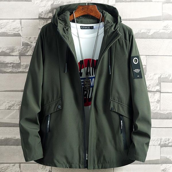 

plus 7xl-m new spring casual brand mens jackets and coats stand collar zipper male outerwear men jacket black men's clothing, Black;brown