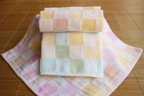 

selling yarn gauze small cotton towel 100% cotton skin-friendly baby towel 201019