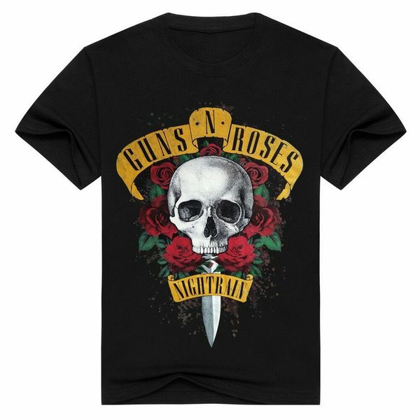 

men's t-shirts 2018 new guns n rose nightrian t-shirt men mans tshirt summer round neck tee shirt sport hooded sweatshirt hoodie
