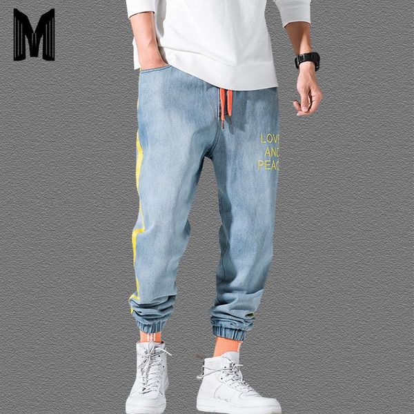 

2021 new slim pencil pants vintage jeans men pants full length loose cowboy y1781, Blue