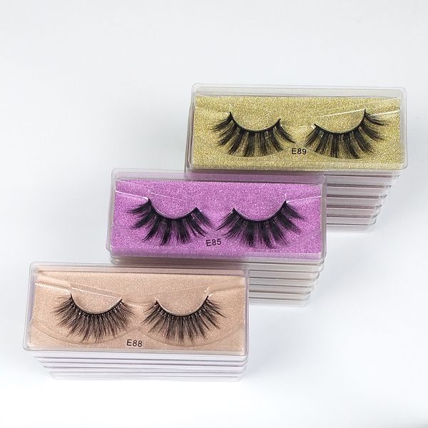 

wholesale eyelashes colourful card 3d mink lashes natural mink eyelashes wholesale false eyelashes bulk makeup lashes e series