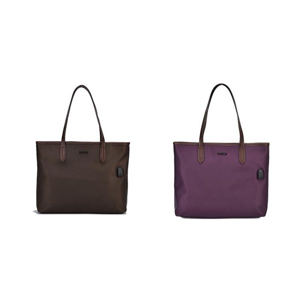 

osoce riefcase office 15.6 inch laptotes for women business usb waterproof handbag ladies office water resistant travel bag