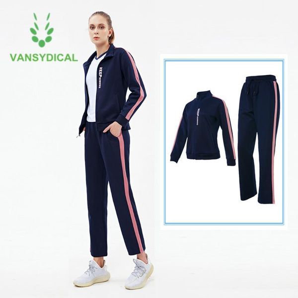 

running sets brand autumn winter women sports suit sportswear set gym jacket+pants outfit outdoor warm fitness workout tracksuits1, Black;blue