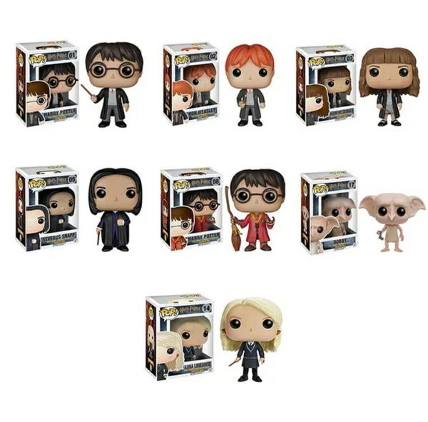 

funko pop harry potter harry potter dobby snape ron hermione luna figure 001