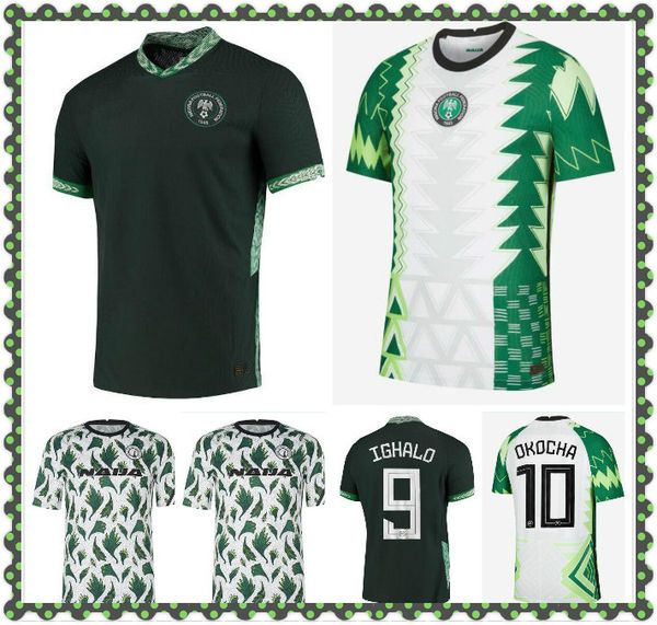 

2021 okocha soccer jersey home away 20 21 jersey tracksuit okechukwu okocha ahmed musa mikel iheanacho football shirt men uniform, Black;yellow