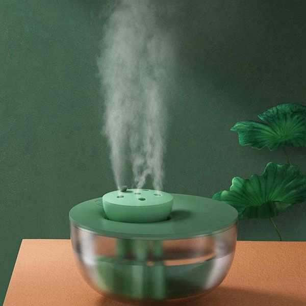 

humidifiers mini air humidifiers, portable with 6 mist adjustable and night light,usb quiet personal 1200ml aroma diffuser