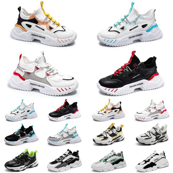 

men running shoes athletic black white outdoor breathable mens trainers sports sneakers runners size 39-44, White;red