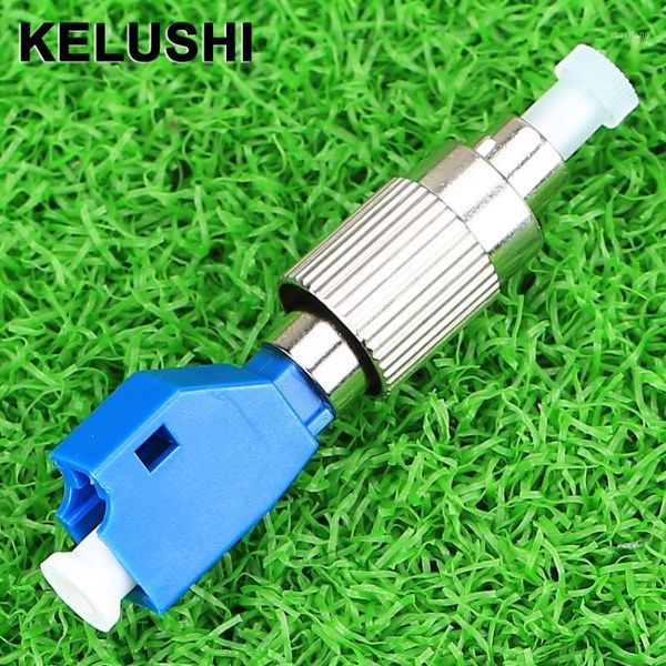

kelushi single mode 9/125um fc male to lc female hybrid optic optical fiber adapter1