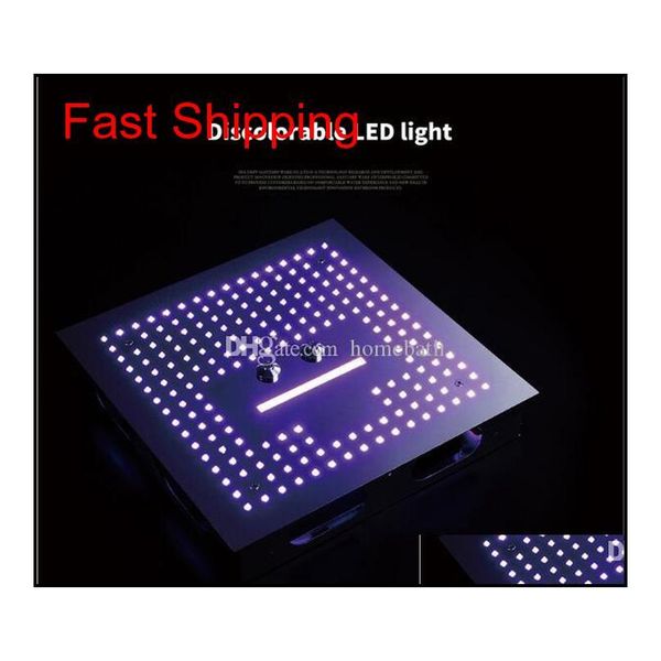 

3 functions 16 inch remote control 64 colors change led light big rainfall misty waterfall recessed ceiling mou jlljlq sinabag