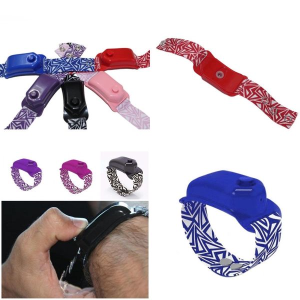 

liquid soap wristband fashion bracelet womens mens watch hand sanitizer dispenser portable 2020 new pattern 6 8bd f2