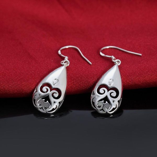 

wholesale simple idea nice cute gift silver earring jewelry beauty white for women lady retro wedding gift e582 h bbyxgq, Golden