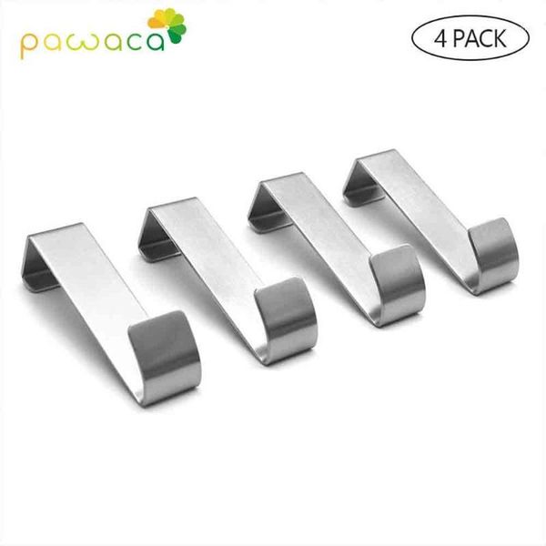 

hooks & rails 4pcs kitchen over the door hanging saving organizer for bedroom cabinet drawer,clothes holder door1
