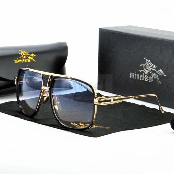 

vintage oversized square sunglasses women men's fashion metal sun glasses personality clear lens female goggle shades uv400 fml1, White;black