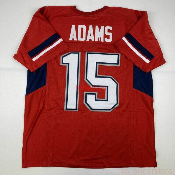 Custom New Davante Adams Fresno State Red College Stitched Futebol Jersey Adicionar qualquer Nome Número