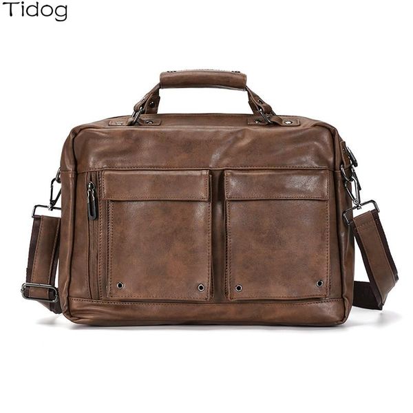 

tidog korean version of the leisure retro briefcase