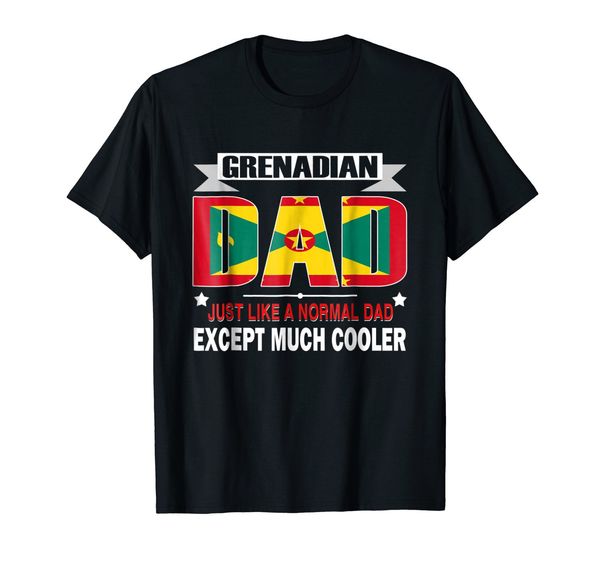 

new summer style unny novelty hip hop rock grenadian dad is much cooler father's day flag muscle sport hooded sweatshirt hoodie t shirt