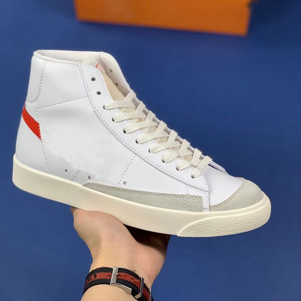 

mens platform shoes 1977 blazer mid 77 vintage suede stranger black blue red things designer sneakers leather fashion women casual shoes