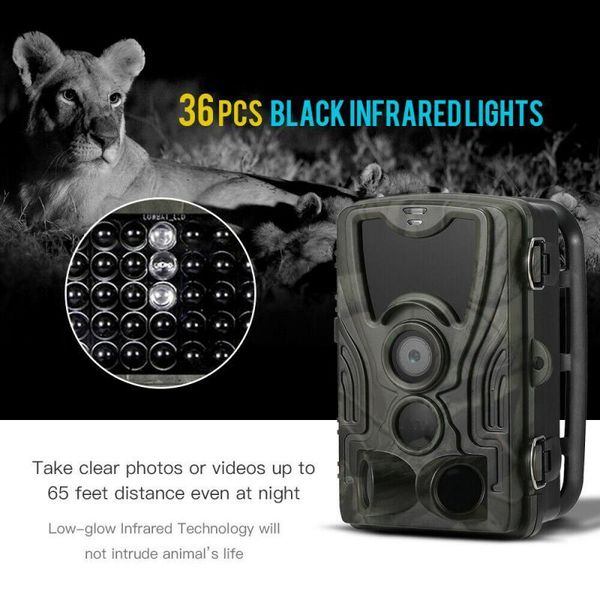 

hc801a hunting trail camera night version wild cameras 16mp 1080p ip65 trap 0.3s trigger wildlife camera surveillance